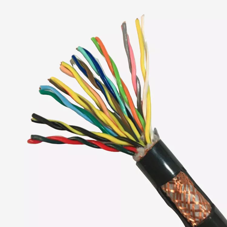 Copper Conductor PVC Insulated Twisted Pair Shielded Flexible Cable